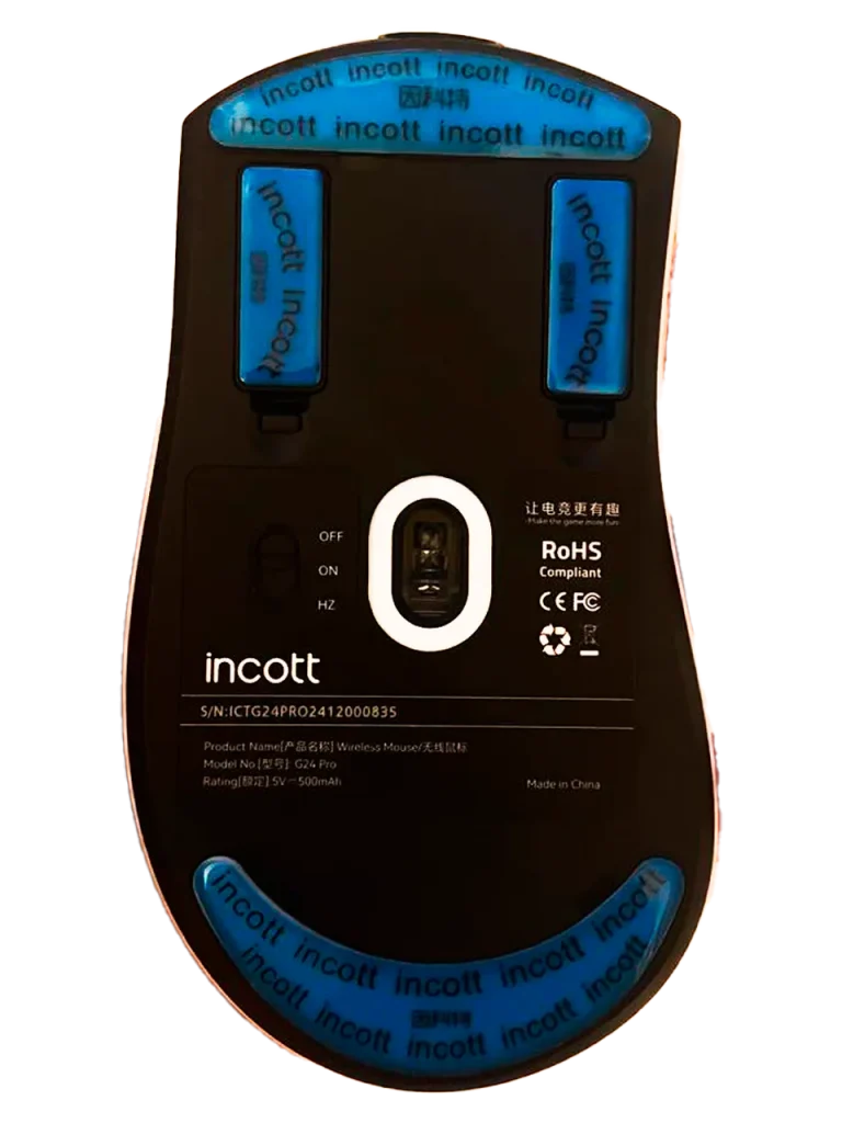 Игровая мышь беспроводная с hotswap Incott G24 pro 8k hotswap 3950 - изображение 7