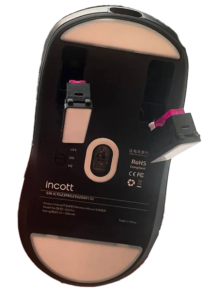 Игровая мышь беспроводная с hotswap Incott G23 pro 8k paw3950 - изображение 13
